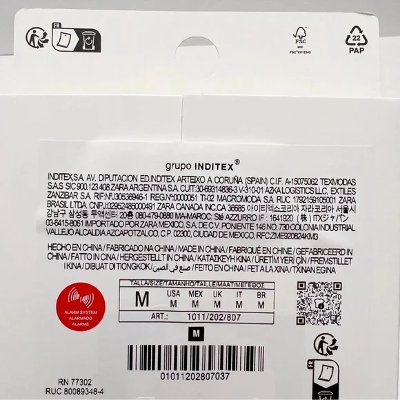 Zara Spider Rhinestone Drop Earrings NWT - Picture 6 of 6